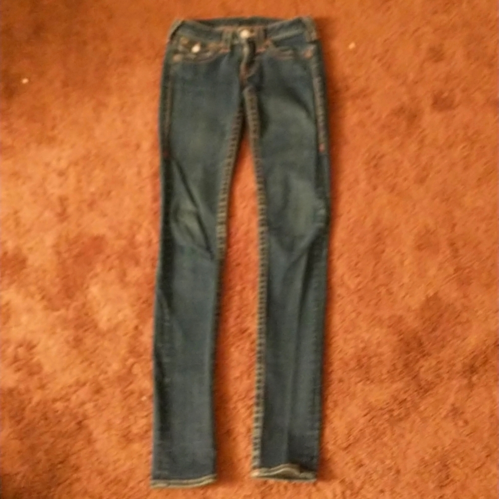 True Religion Low Ride Skinny Jeans